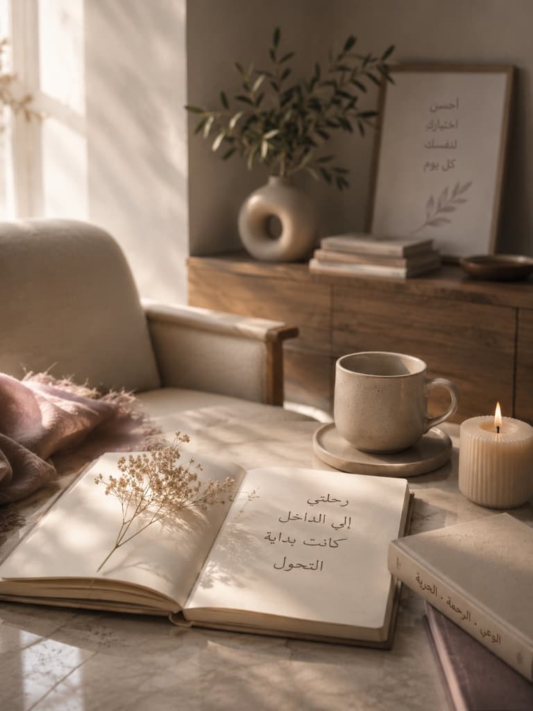 رحلتي إلى الداخل كانت بداية التحول — ركن القراءة والتأمل